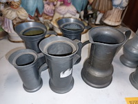 Lot 178 - kannetjes in tin. 8 stuks - afbeelding 4 van  5