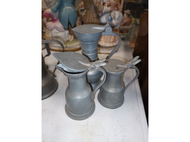 Lot 178 - kannetjes in tin. 8 stuks - afbeelding 5 van  5