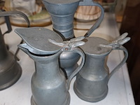 Lot 178 - kannetjes in tin. 8 stuks - afbeelding 5 van  5