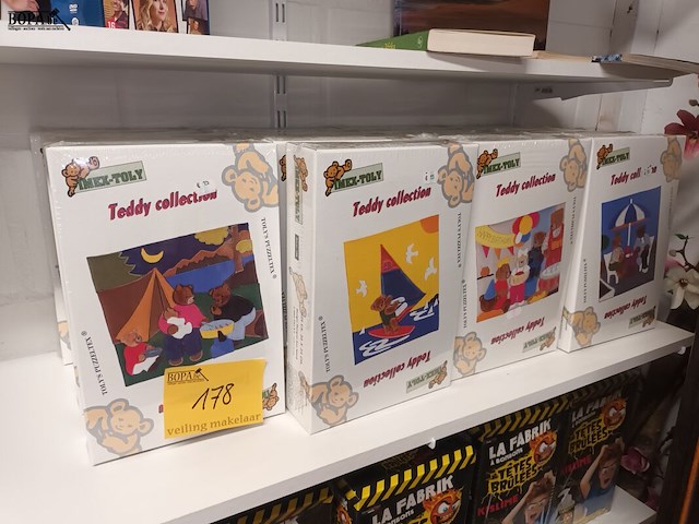 Lot 178 - teddy collection puzzels. 19 stuks - afbeelding 1 van  3