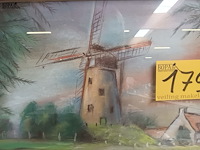 Lot 179 - kader met molen - afbeelding 2 van  4