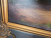 Lot 179 - schilderij molen - afbeelding 2 van  3