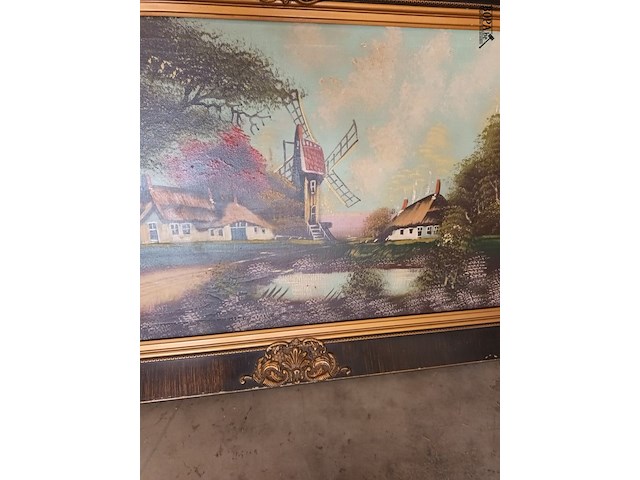 Lot 179 - schilderij molen - afbeelding 3 van  3