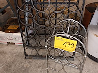 Lot 179 - wijnrek. 2 stuks