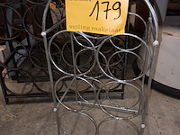 Lot 179 - wijnrek. 2 stuks - afbeelding 2 van  4