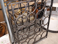 Lot 179 - wijnrek. 2 stuks - afbeelding 3 van  4