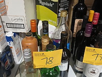 Lot 18 - aangebroken drank. 10 stuks