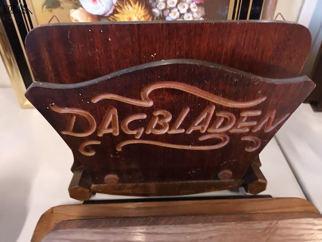 Lot 18 - art deco dagbladhouders. 3 stuks - afbeelding 4 van  4