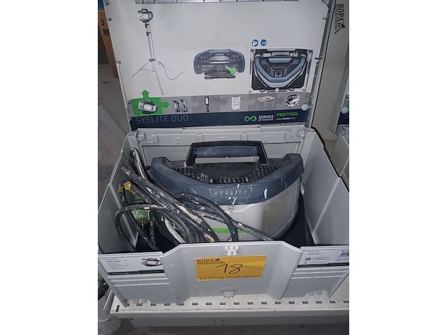 Lot 18 - bouwstraler festool - afbeelding 1 van  4