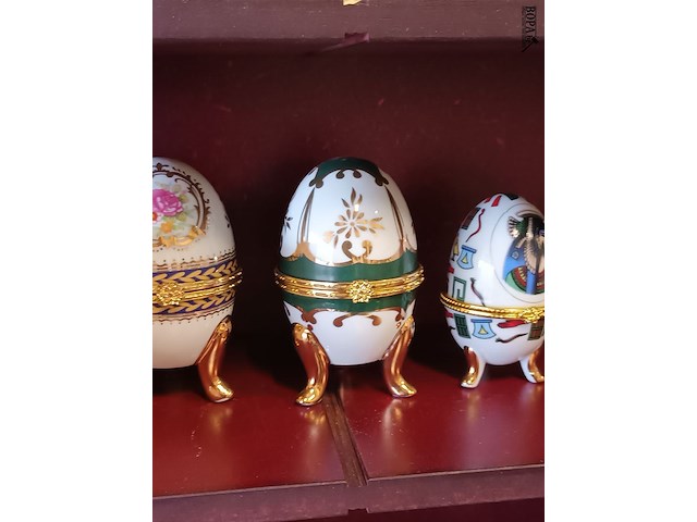 Lot 18 - deco eitjes. 7 stuks - afbeelding 4 van  4