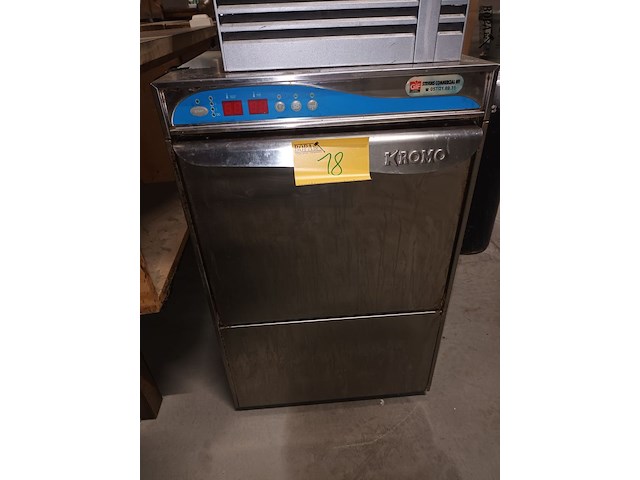 Lot 18 - glazenwasmachine kromo - afbeelding 1 van  4