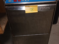 Lot 18 - glazenwasmachine kromo