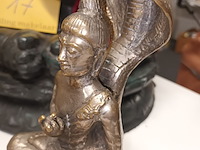 Lot 18 - koperen boeddha beeld - afbeelding 3 van  4