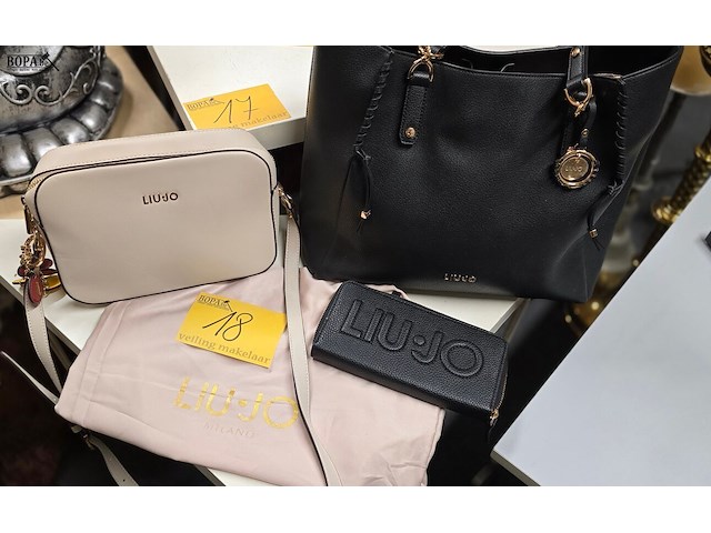 Lot 18 - liuo-jo handtassen 2 stuks en portemonnee - afbeelding 1 van  4