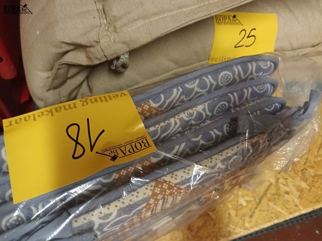 Lot 18 - stoelkussen. 10 stuks - afbeelding 3 van  4