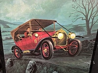 Lot 180 - retro reclame-illustratie peugeot - get.