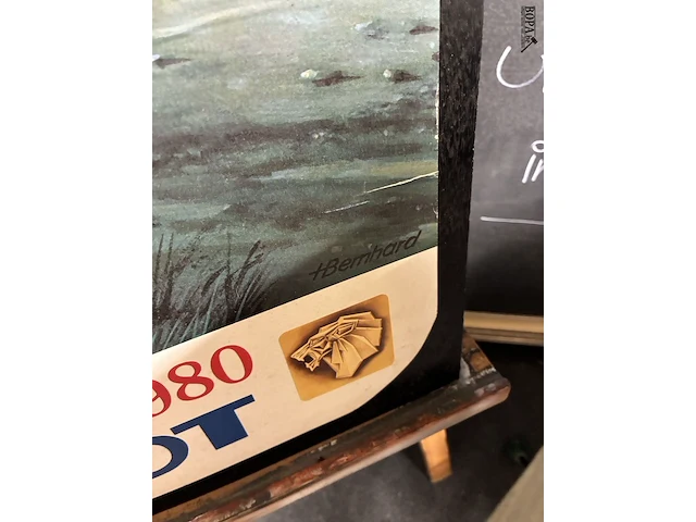 Lot 180 - retro reclame-illustratie peugeot - get. - afbeelding 2 van  3