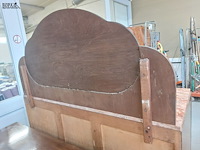 Lot 181 - antieke kaptafel met spiegel en marmer - afbeelding 3 van  3
