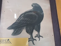 Lot 181 - kader vogel - afbeelding 2 van  4