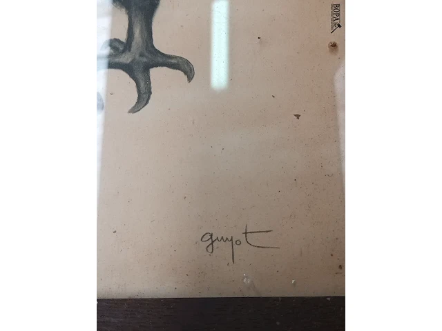 Lot 181 - kader vogel - afbeelding 3 van  4