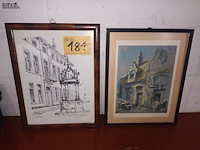 Lot 181 - kaders. 2 stuks - afbeelding 1 van  3