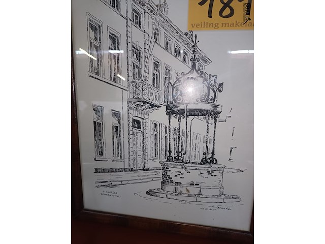 Lot 181 - kaders. 2 stuks - afbeelding 2 van  3