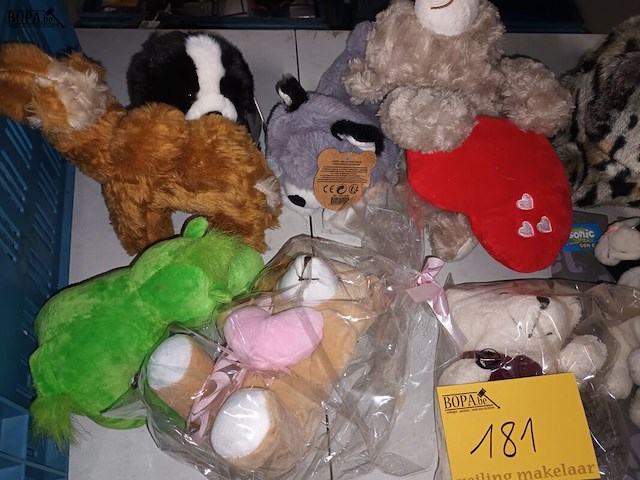 Lot 181 - knuffeldieren. 22 stuks - afbeelding 3 van  4