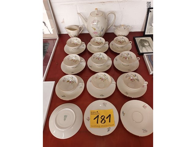 Lot 181 - koffieservies bavaria. 24 stuks - afbeelding 1 van  4
