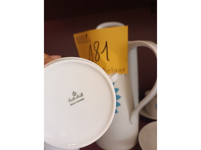 Lot 181 - koffieservies eschenbach. 24 stuks - afbeelding 5 van  5