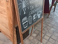 Lot 181 - krijtbord dubbelzijdig - afbeelding 3 van  3