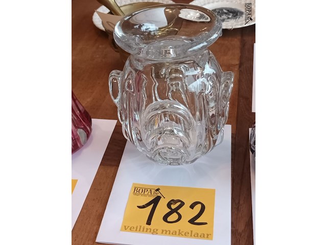 Lot 182 - kristallen vaas val-saint-lambert - afbeelding 3 van  3