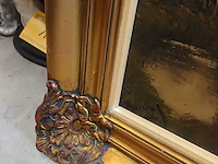 Lot 182 - schilderij in kader. gesigneerd - afbeelding 4 van  4