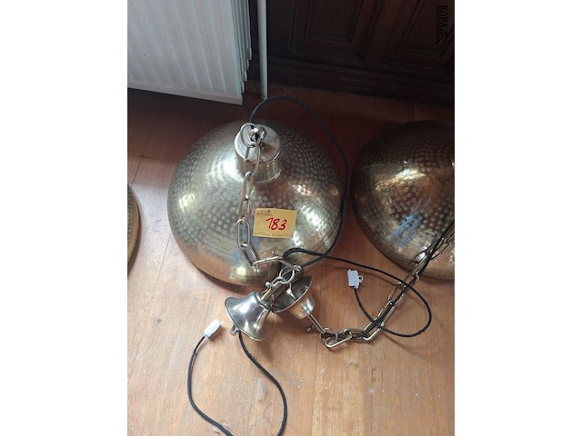 Lot 183 - hanglampen. 3 stuks - afbeelding 2 van  2