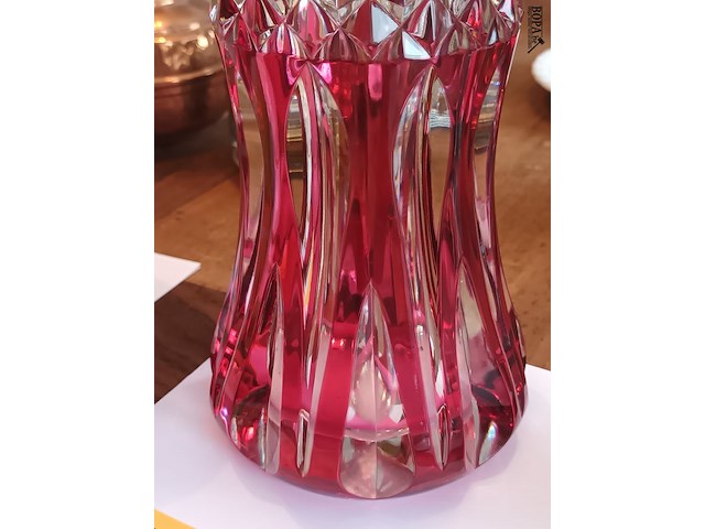 Lot 183 - kristallen vaas val-saint-lambert - afbeelding 3 van  4