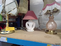 Lot 183 - lot vintage en moderne tafellampen - afwerking met glas - ko - afbeelding 1 van  1