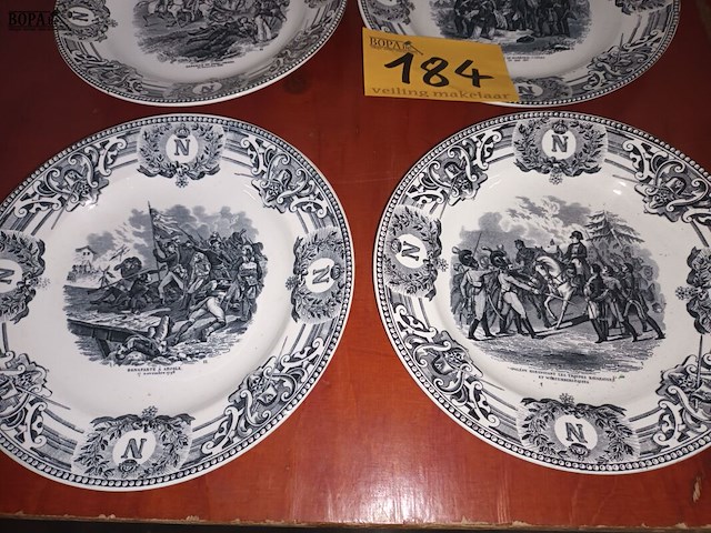 Lot 184 - napoleon sierborden. 7 stuks - afbeelding 4 van  5