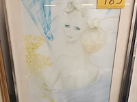 Lot 185 - kader vrouw - afbeelding 1 van  3