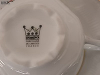 Lot 185 - koffie- en eetservies limoges. 50 stuks - afbeelding 5 van  6