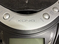 Lot 186 - radio's konig en sanyo - 2 stuks - afbeelding 3 van  8