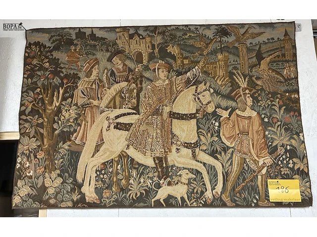 Lot 186 - vintage wandtapijt - afbeelding 1 van  1