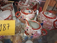Lot 187 - oosters koffieservies. 26 stuks - afbeelding 4 van  4