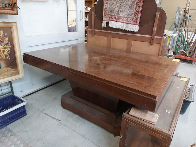 Lot 187 - uitschuifbare tafel - afbeelding 1 van  4