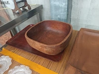 Lot 187 - vintage houten schalen. 3 stuks - afbeelding 4 van  4