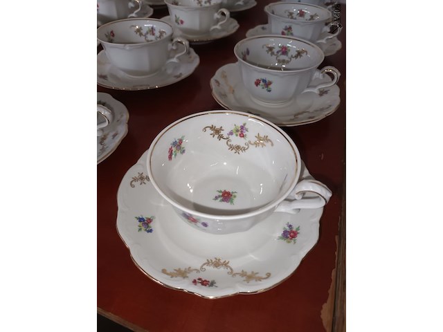 Lot 188 - koffieservies. 26 stuks - afbeelding 5 van  6