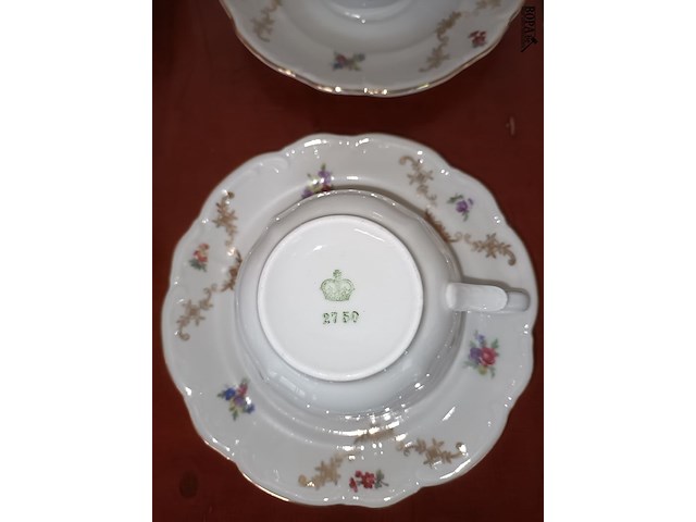 Lot 188 - koffieservies. 26 stuks - afbeelding 6 van  6