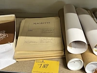 Lot 188 - lot reproductie kunstwerken + cartoonaffiches