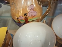 Lot 188 - oosters koffieservies. 15 stuks - afbeelding 2 van  3