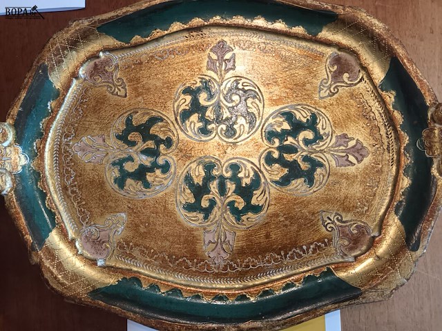 Lot 189 - italiaanse vergulde sierschaal - afbeelding 2 van  3