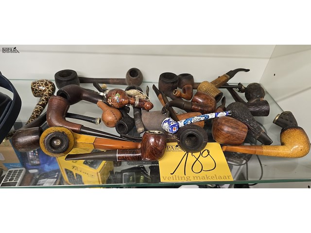 Lot 189 - mooi lot diverse pijpen ong 25 stuks - afbeelding 1 van  3