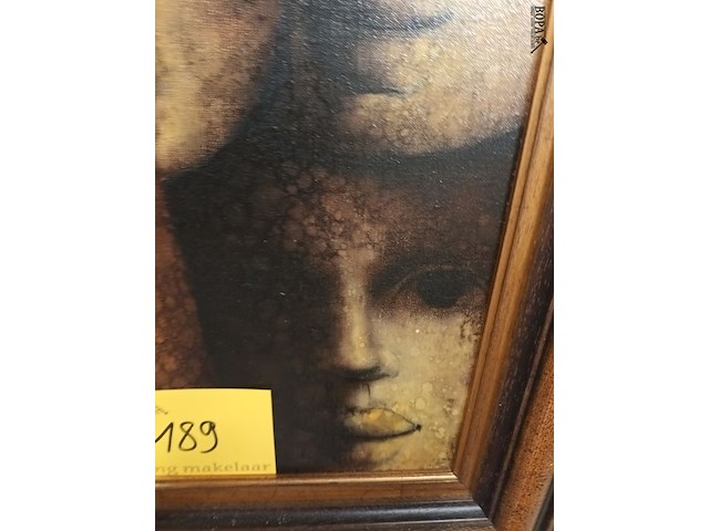 Lot 189 - schilderij ekspressie van koppen get jvb - afbeelding 7 van  7